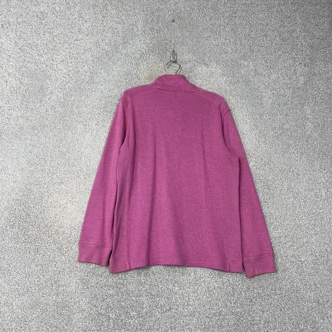 해지스 남성 캐주얼 코튼 핑크 반집업 니트 105 상품이미지2