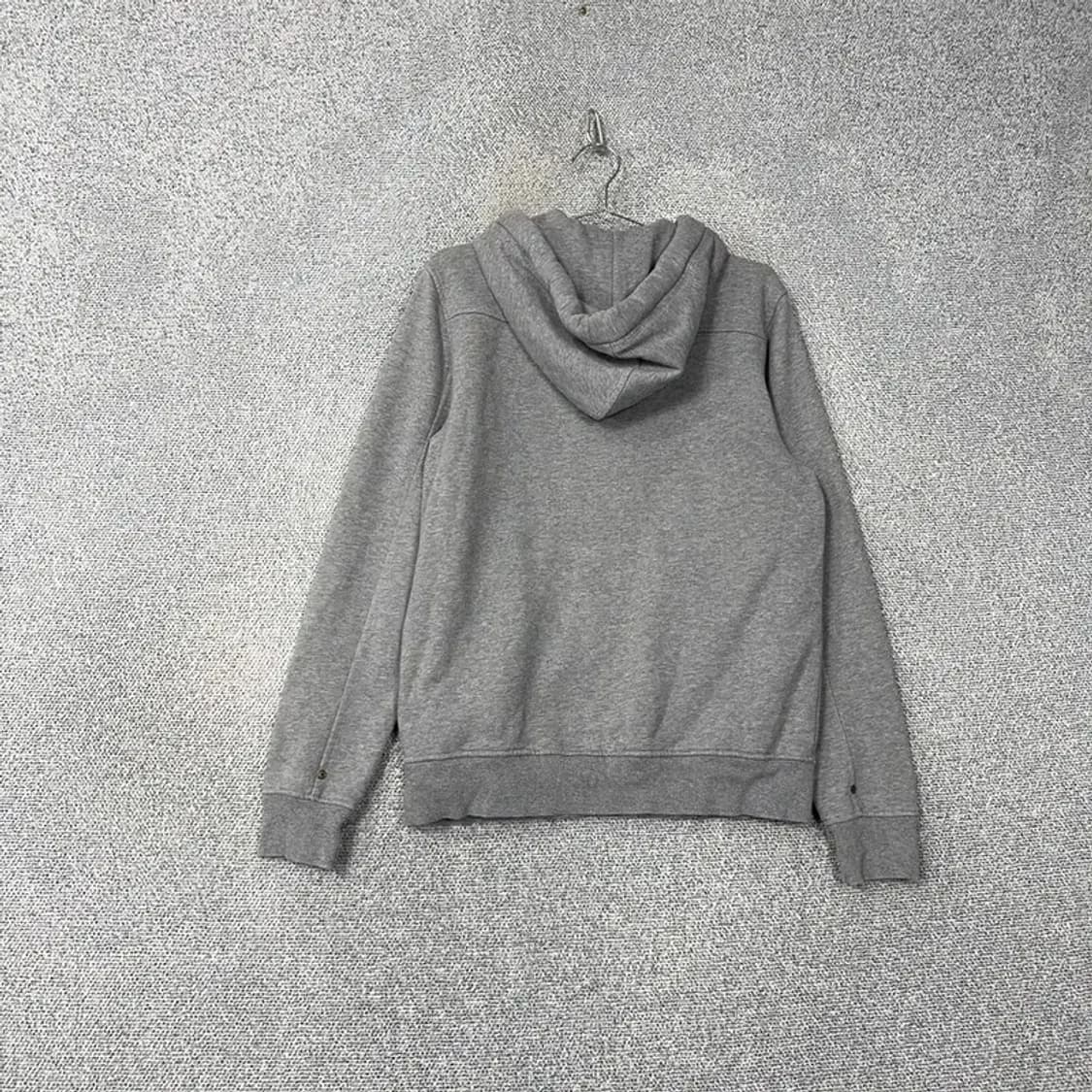 캘빈클라인 스펠 빅로고 오버핏 그레이 후드집업 L 상품이미지2