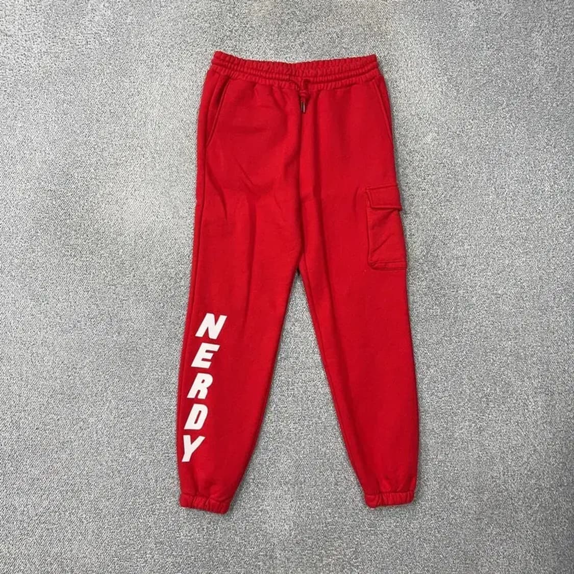 널디 스펠 로고 프린팅 카고 밴딩 조거팬츠 L 상품이미지1