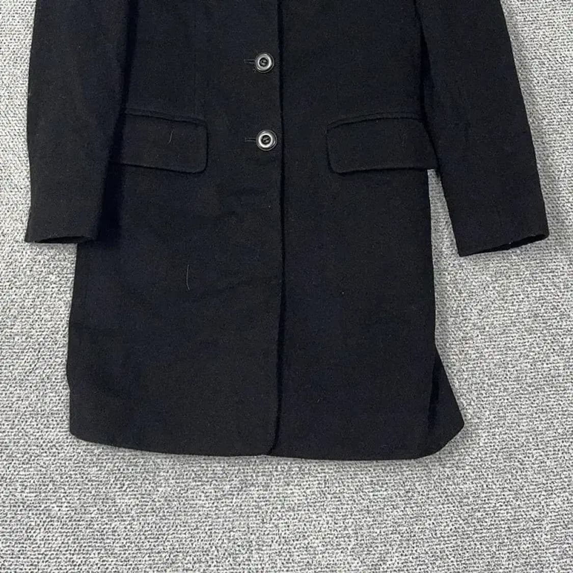 아르마니 익스체인지 여성 블랙 울 코트 XS 상품이미지4