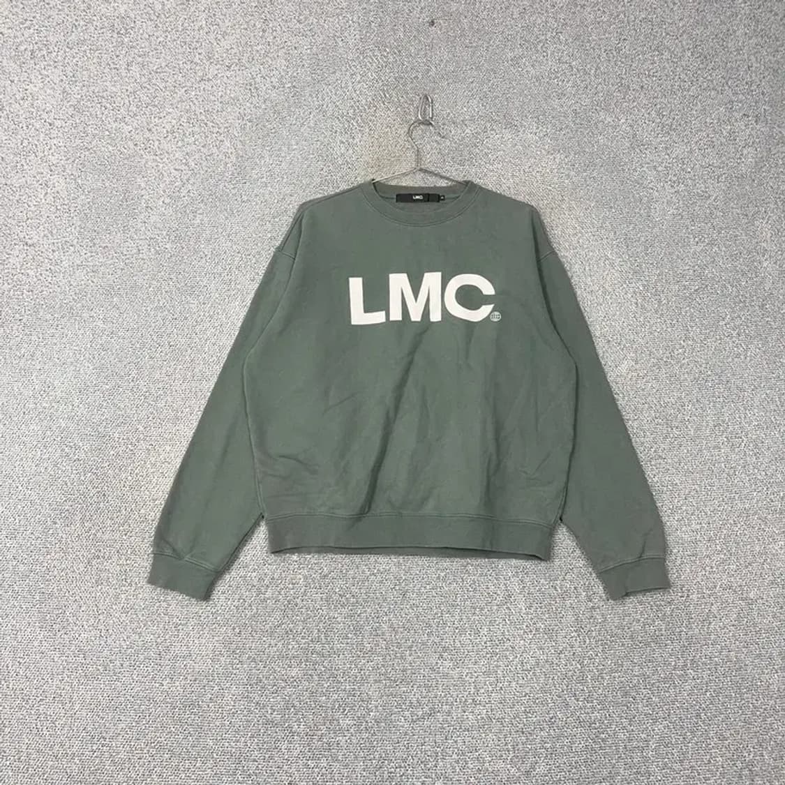 LMC 프린팅 로고 그린 맨투맨 S 상품이미지1