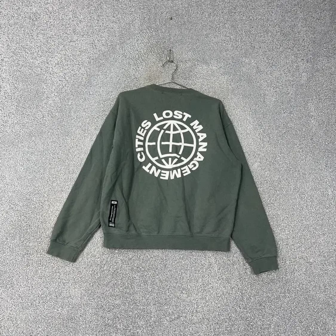 LMC 프린팅 로고 그린 맨투맨 S 상품이미지2