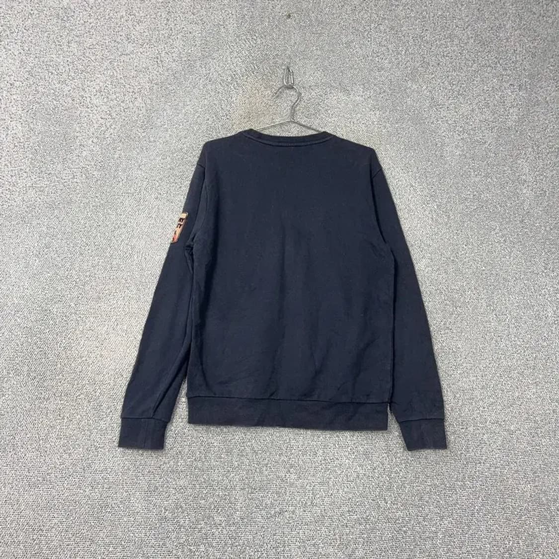 지프 프린팅 로고 패치 네이비 맨투맨 M 상품이미지2