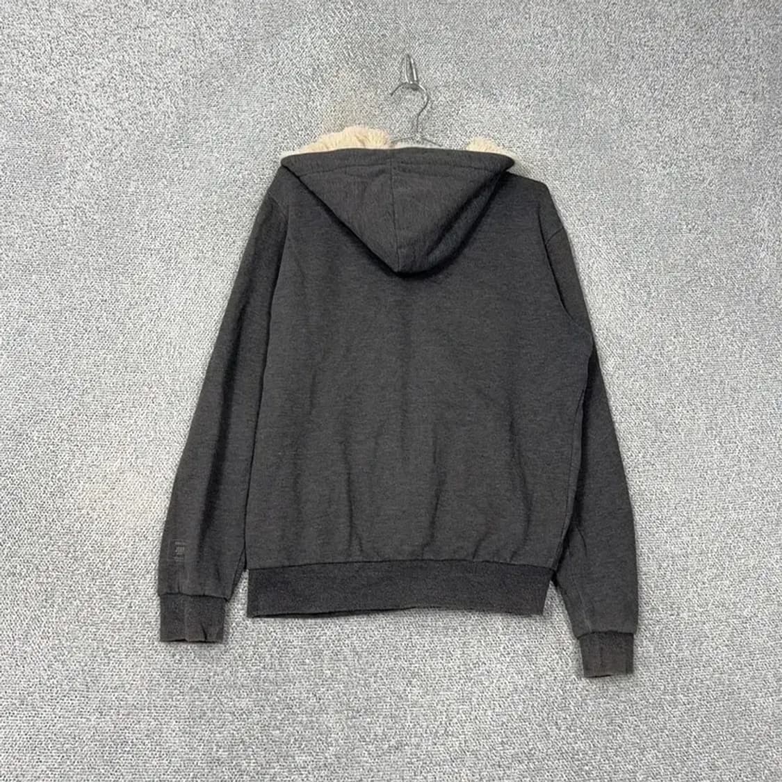 지프 로고 프린팅 그레이 퍼 후드집업 L 상품이미지2