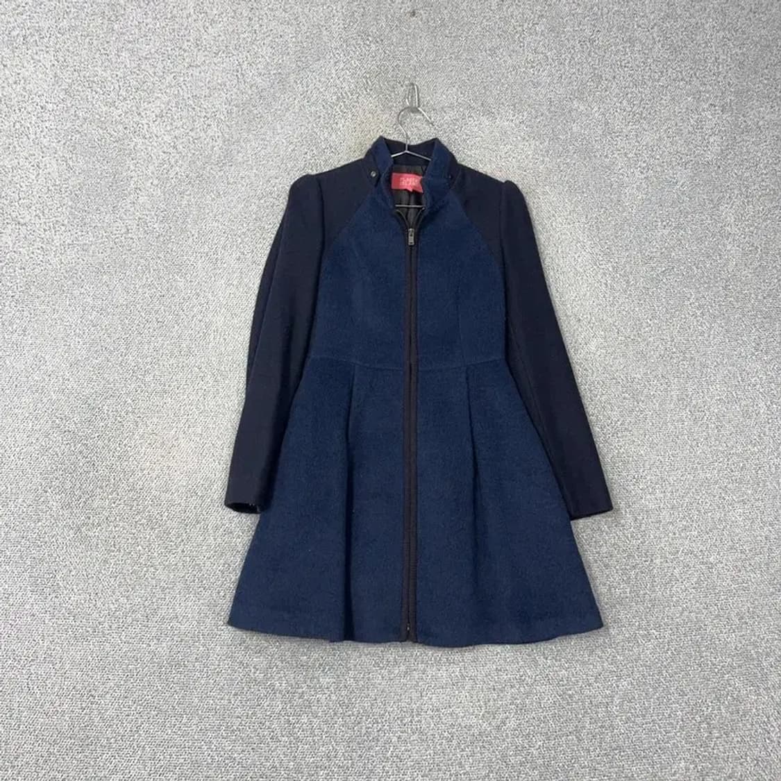 플라스틱아일랜드 네이비 울 코트 S 상품이미지1