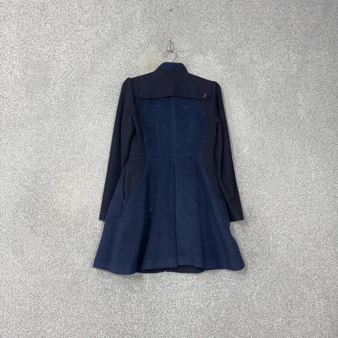 플라스틱아일랜드 네이비 울 코트 S 상품이미지2