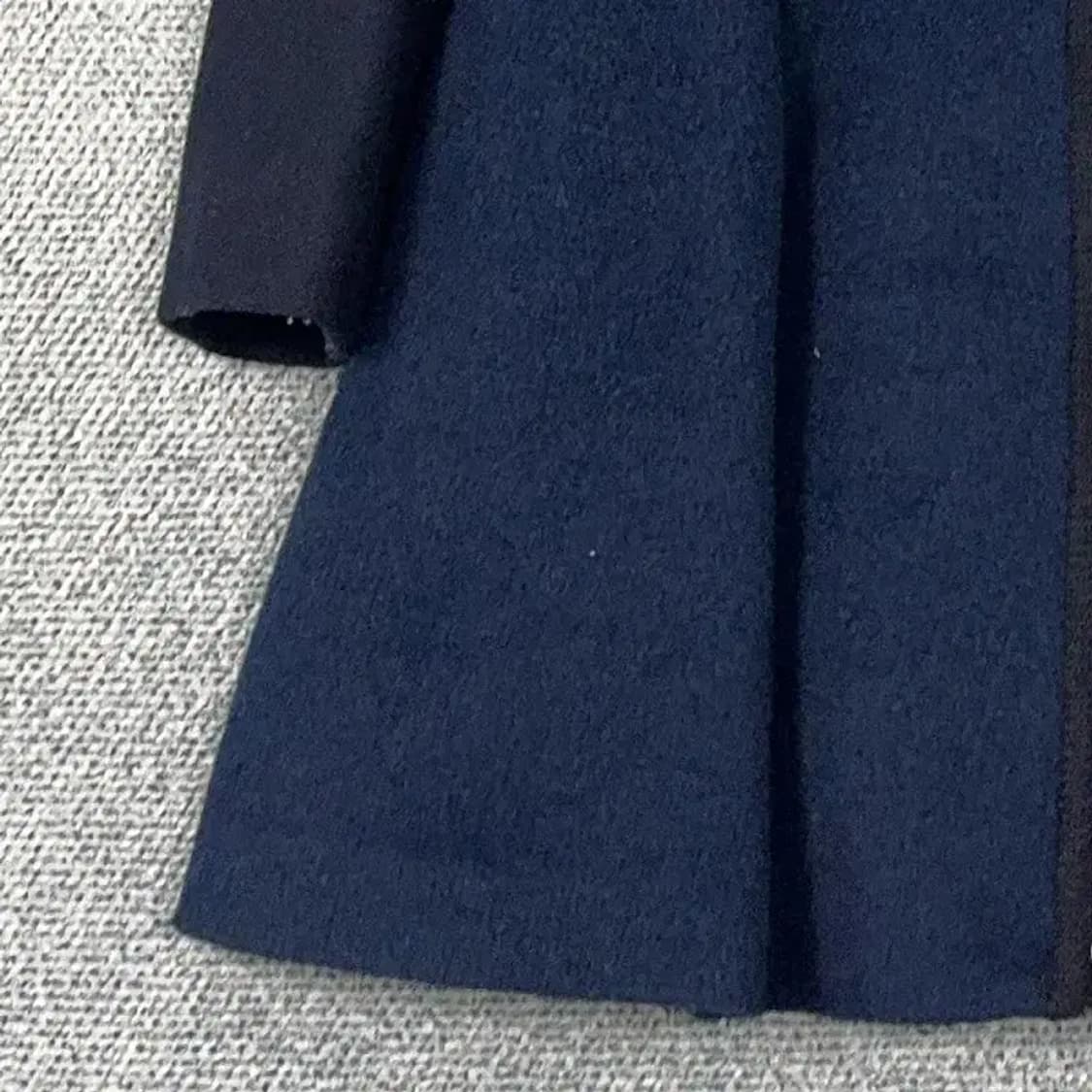 플라스틱아일랜드 네이비 울 코트 S 상품이미지5