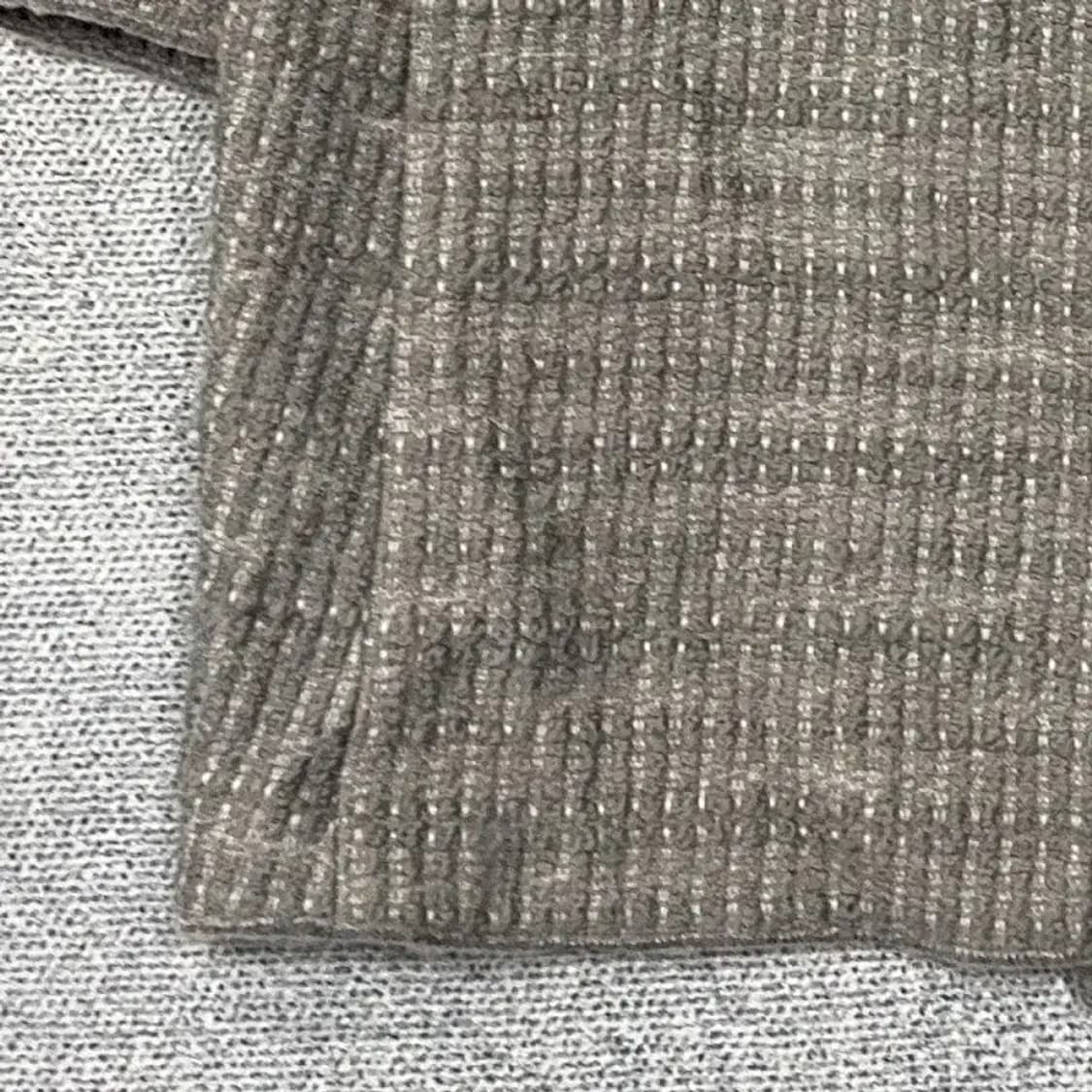 한섬 시스템 체크 그레이 코트 상품이미지5