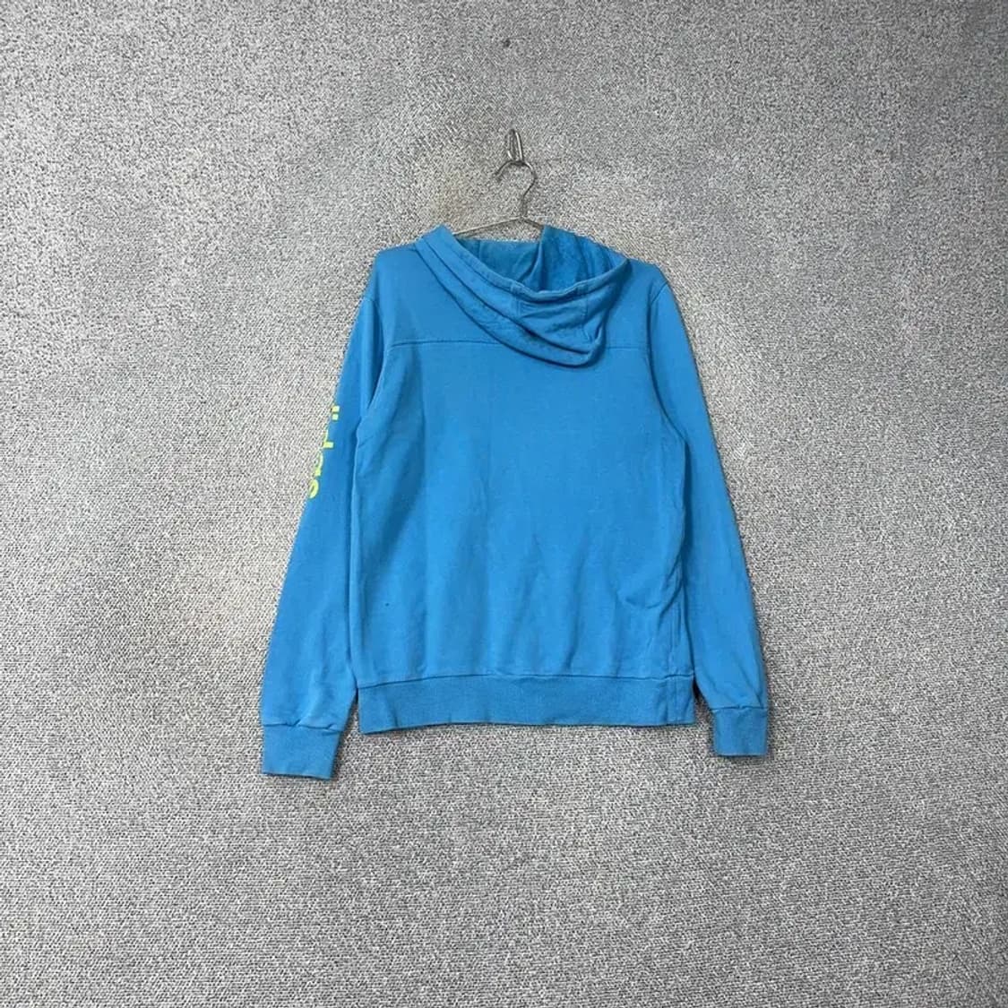 아디다스 블루 빈티지 프린팅 캐주얼 후드티 100 상품이미지2