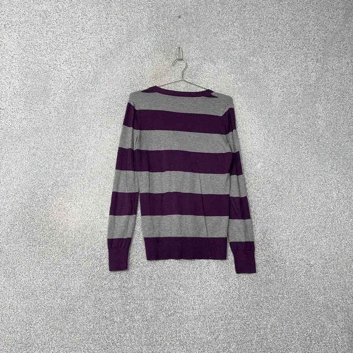 타미힐피거 스트라이프 퍼플 니트 가디건 XS 상품이미지2