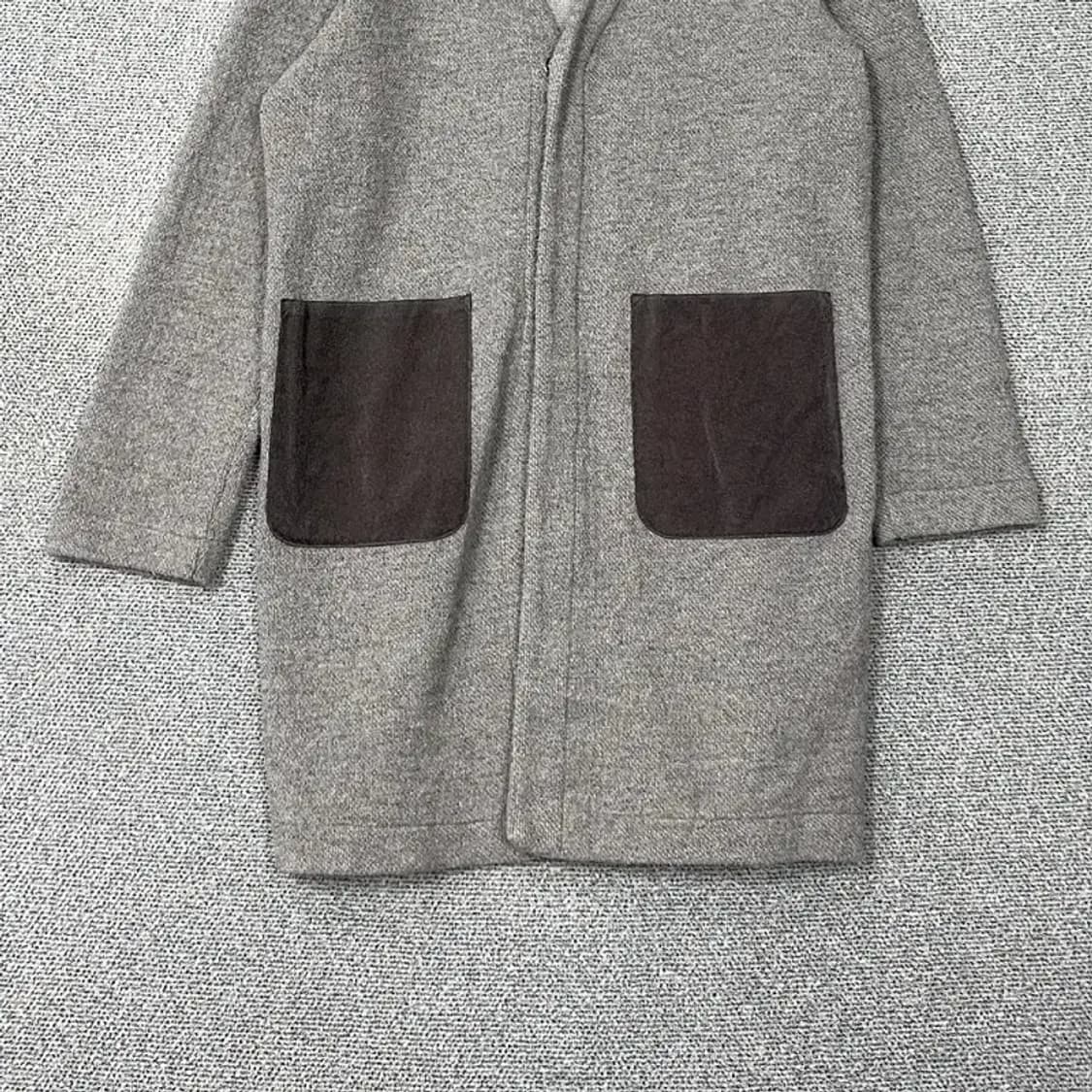 커스텀멜로우 포켓 그레이 롱 가디건 M 상품이미지4