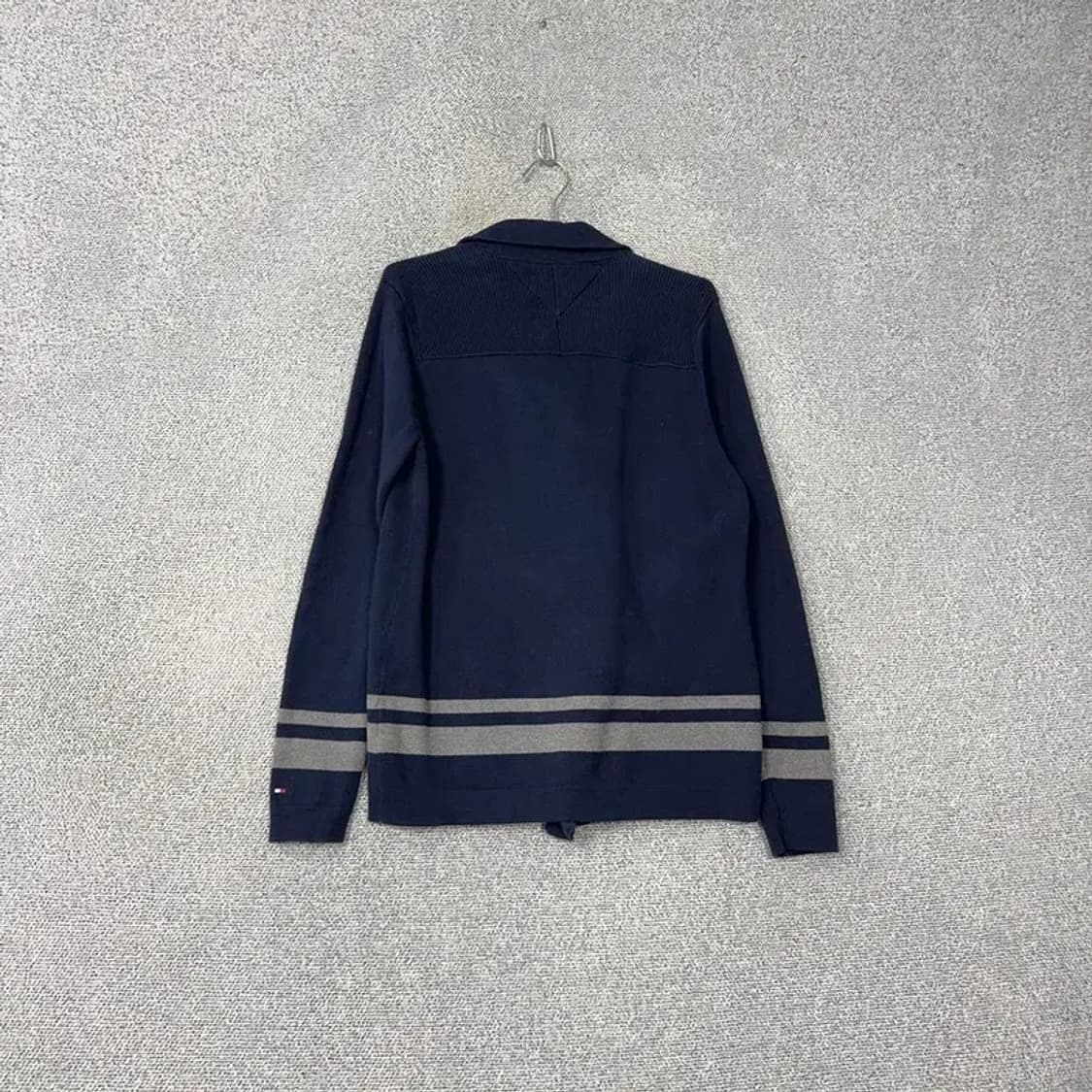 타미힐피거 네이비 코튼 버튼 피 가디건 S 상품이미지2