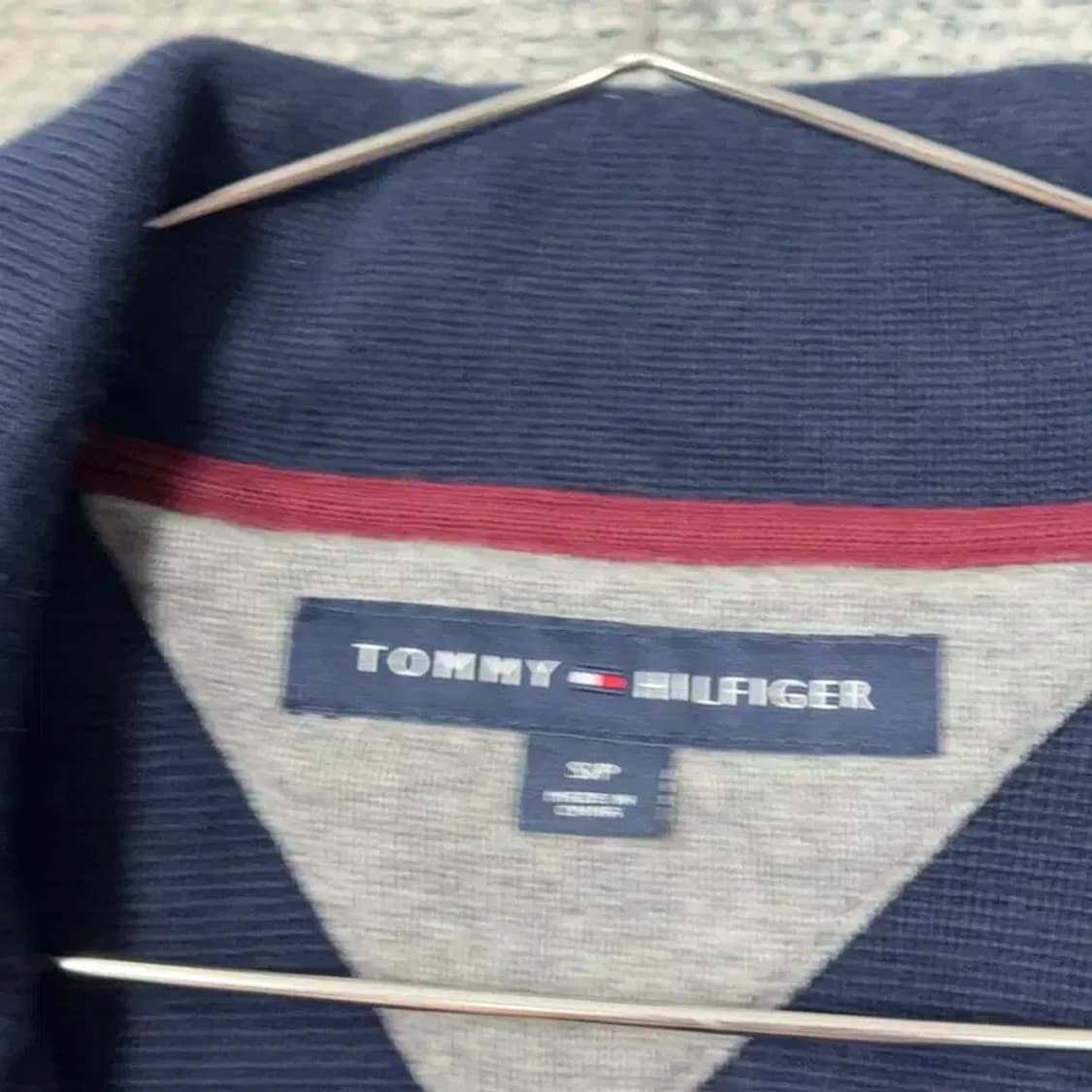 타미힐피거 네이비 코튼 버튼 피 가디건 S 상품이미지5