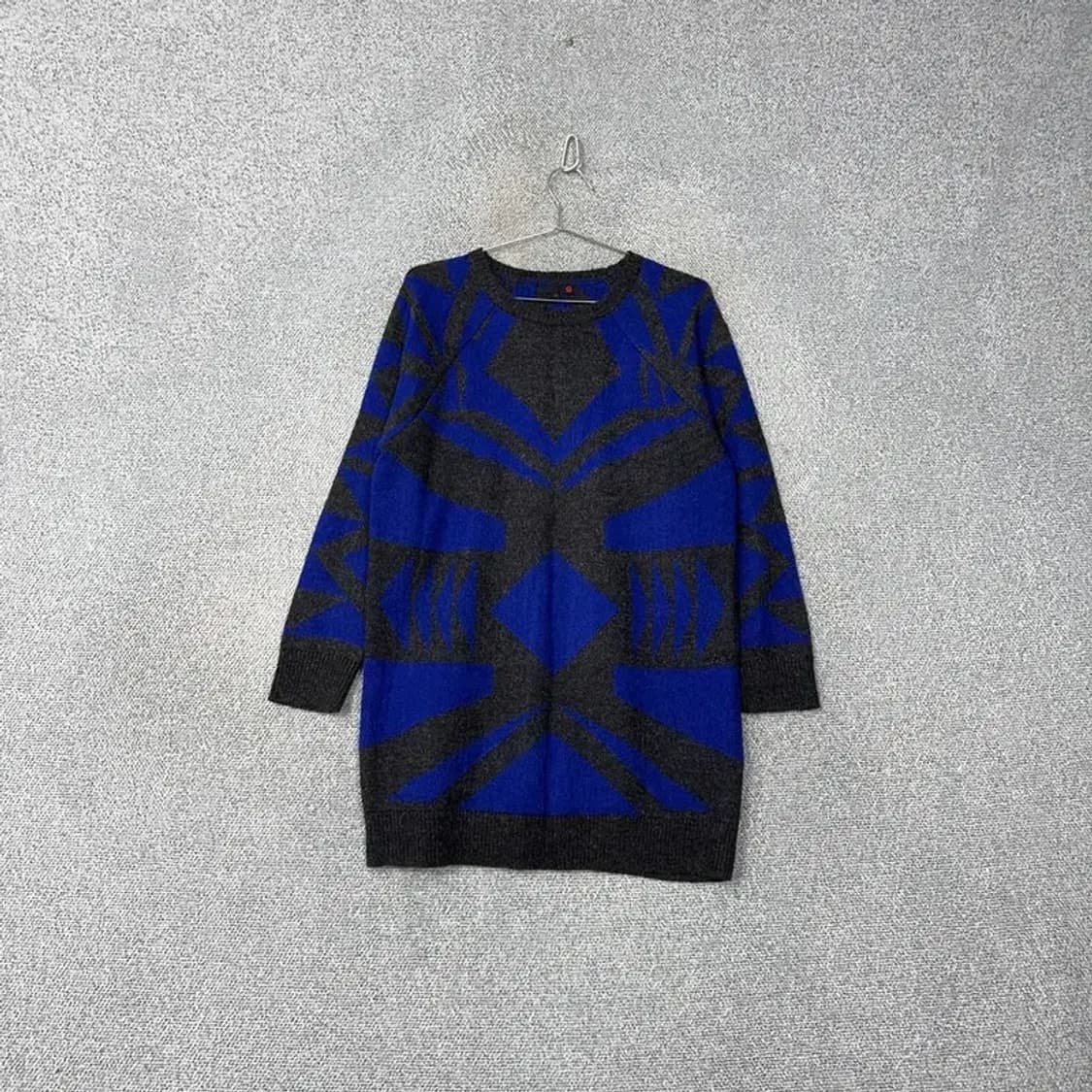 게스 여성 패턴 그레이 니트 XS 상품이미지1