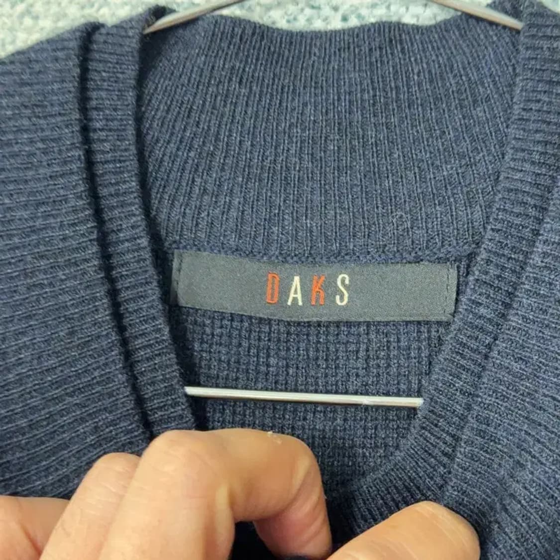 닥스 네이비 울 베스트 가디건 90 상품이미지5