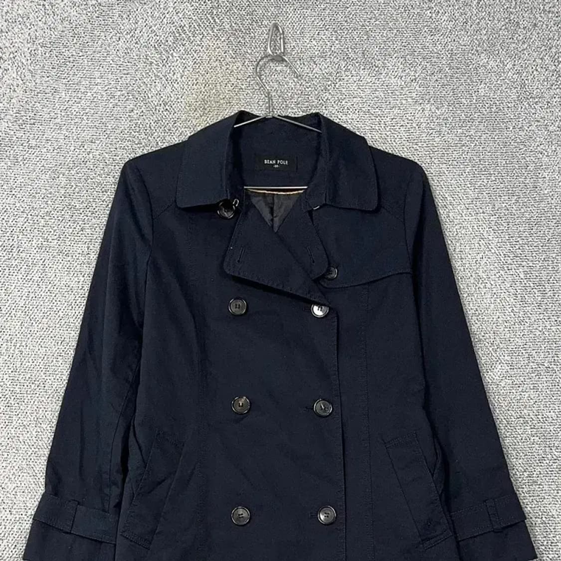 빈폴 레이디 여성 클래식 네이비 벨티드 피 코트 90 상품이미지3