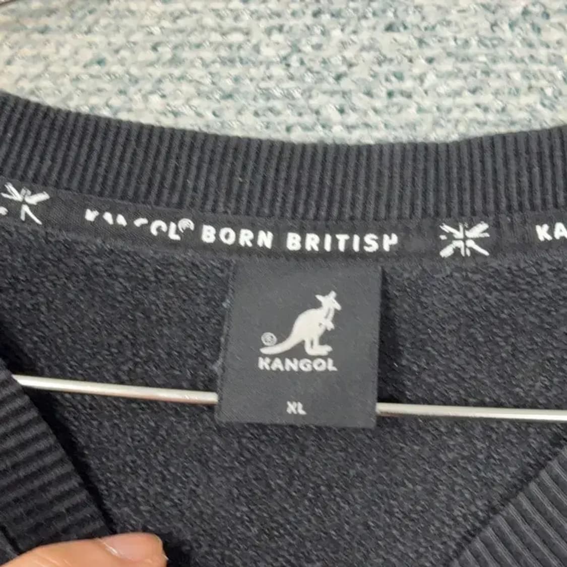 캉골 스펠 로고 캐주얼 블루 포인트 남성 맨투맨 XL 상품이미지3