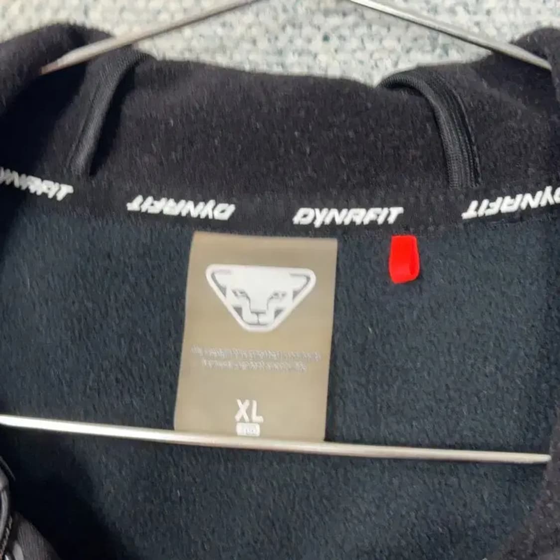 다이나핏 로고 기능성 블랙 후드집업 XL 상품이미지3