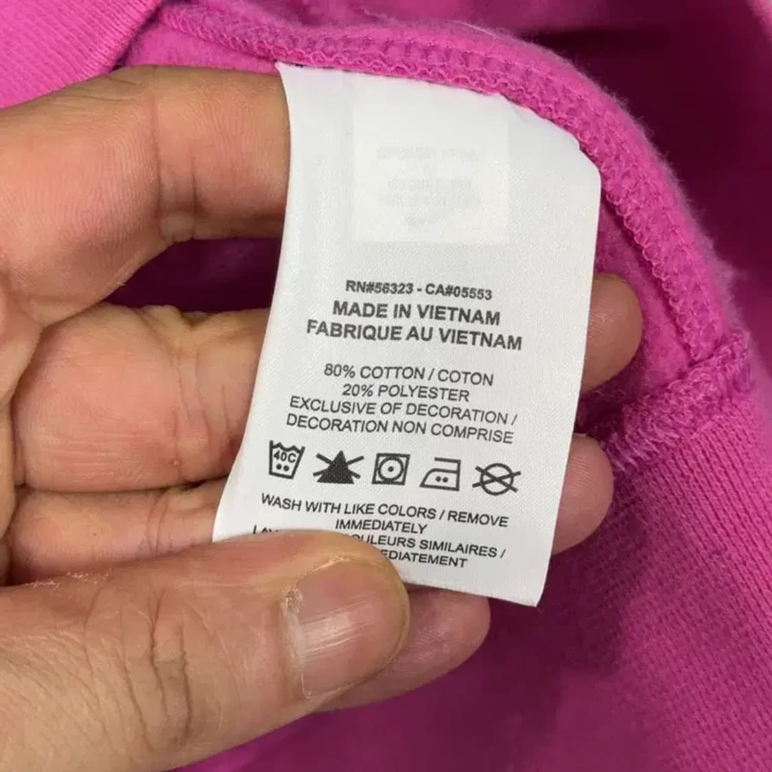 나이키 스우시 핑크 맨투맨 M 상품이미지4