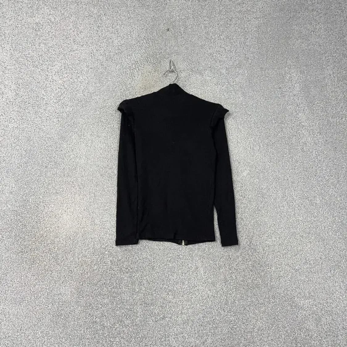 게스 큐빅 로고 여성 블랙 집업 져지 S 상품이미지2