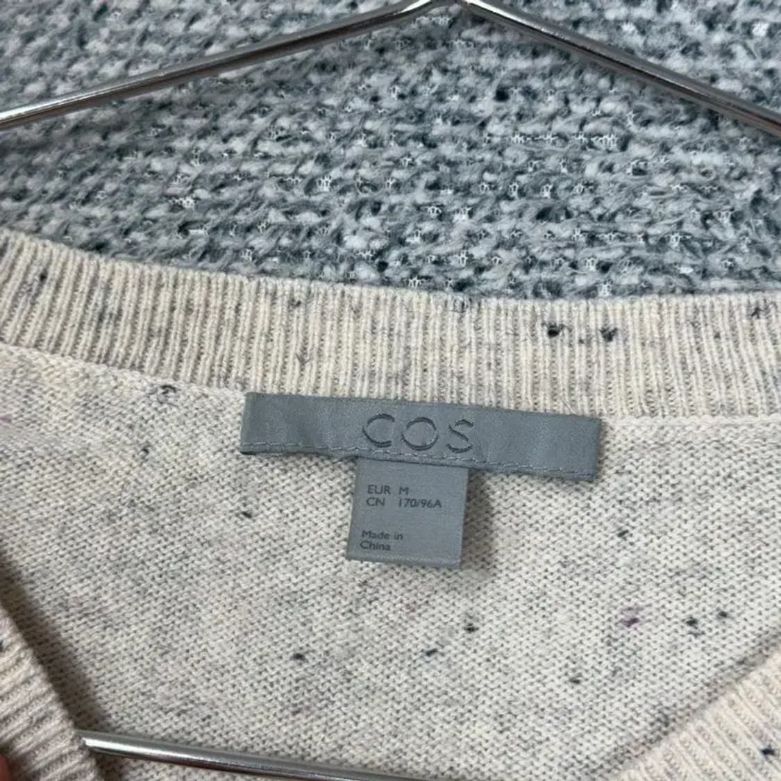 COS 코스 도트 크림 니트 M 상품이미지3