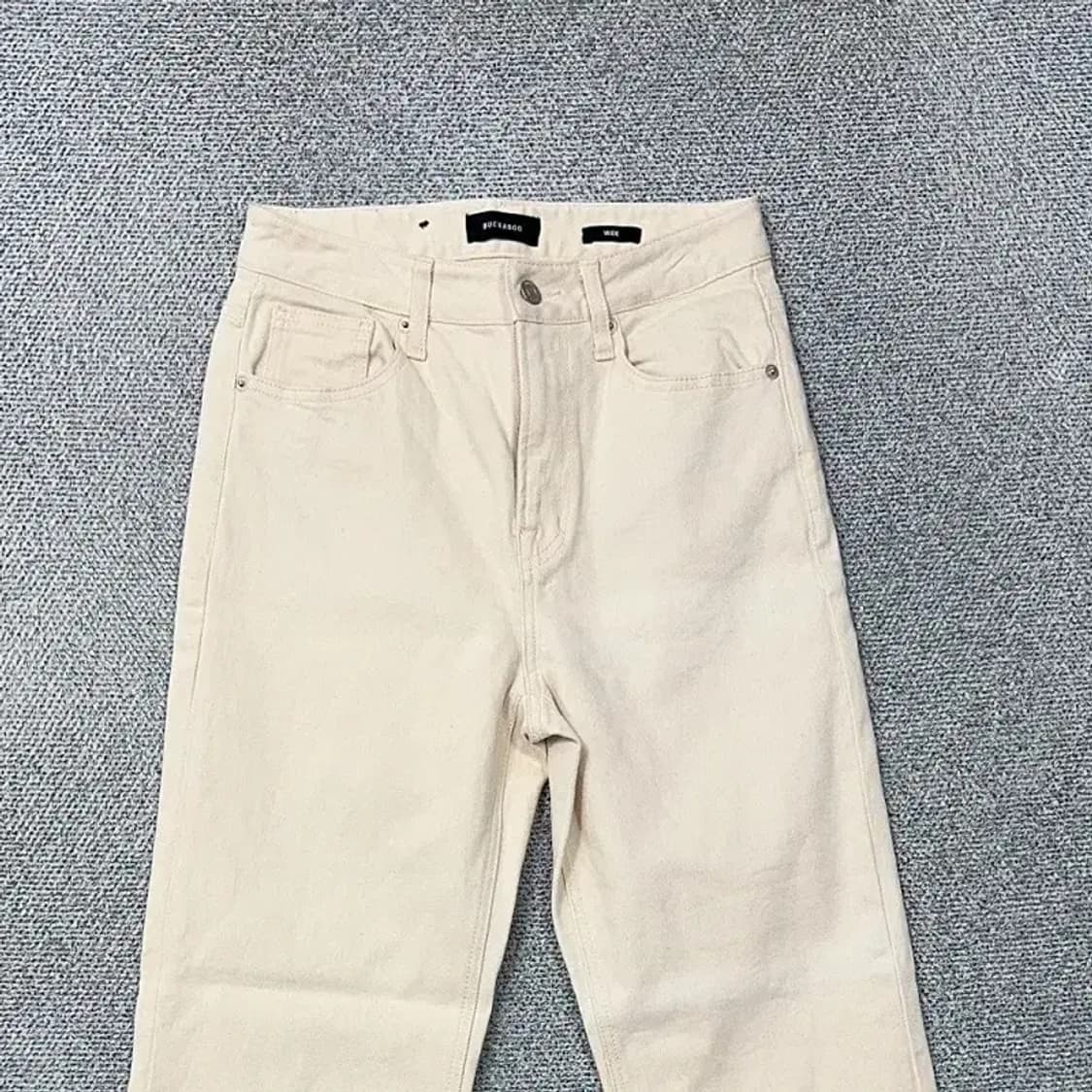 버커루 와이드핏 크림 팬츠 25 상품이미지3