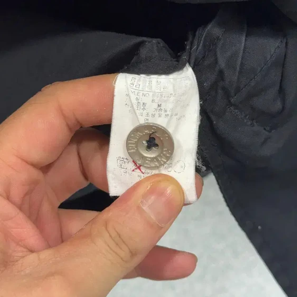 버커루 로고 블랙 야상 자켓 M 상품이미지6