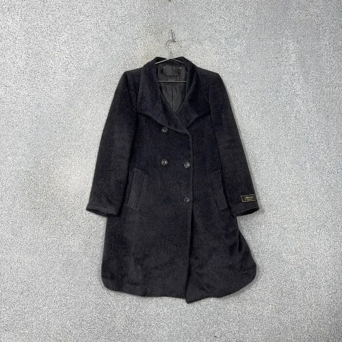 모조에스핀 알파카 블랙 코트 87-94-167 상품이미지1