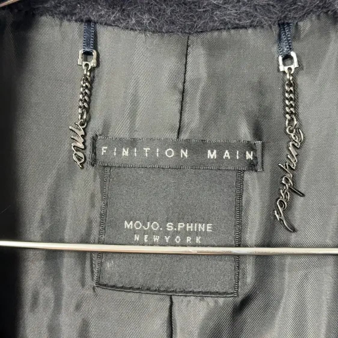 모조에스핀 알파카 블랙 코트 87-94-167 상품이미지5