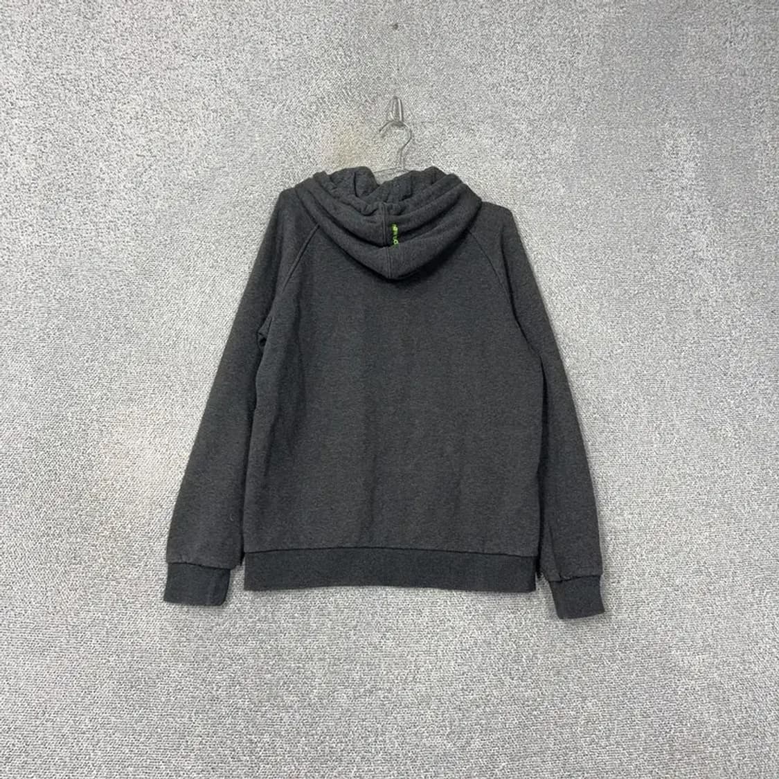 뉴발란스 로고 프린팅 그레이 후드티 L 상품이미지2