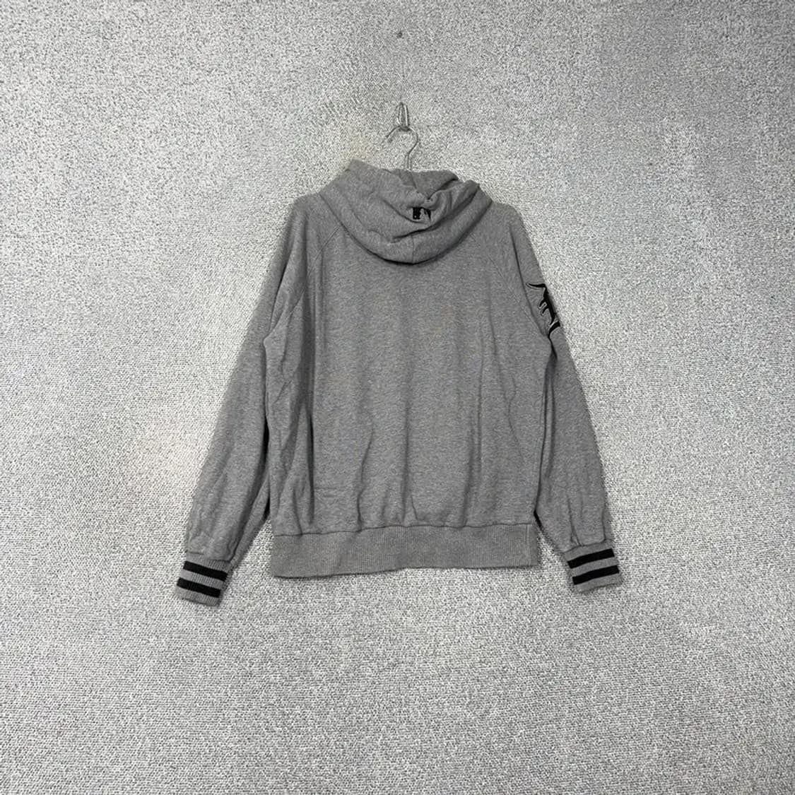 MLB 자수 로고 그레이 후드티 100 상품이미지2