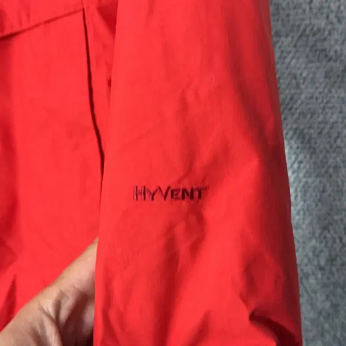 노스페이스 하이벤트 여성 레드 로고 바람막이 윈드자켓 90 상품이미지3