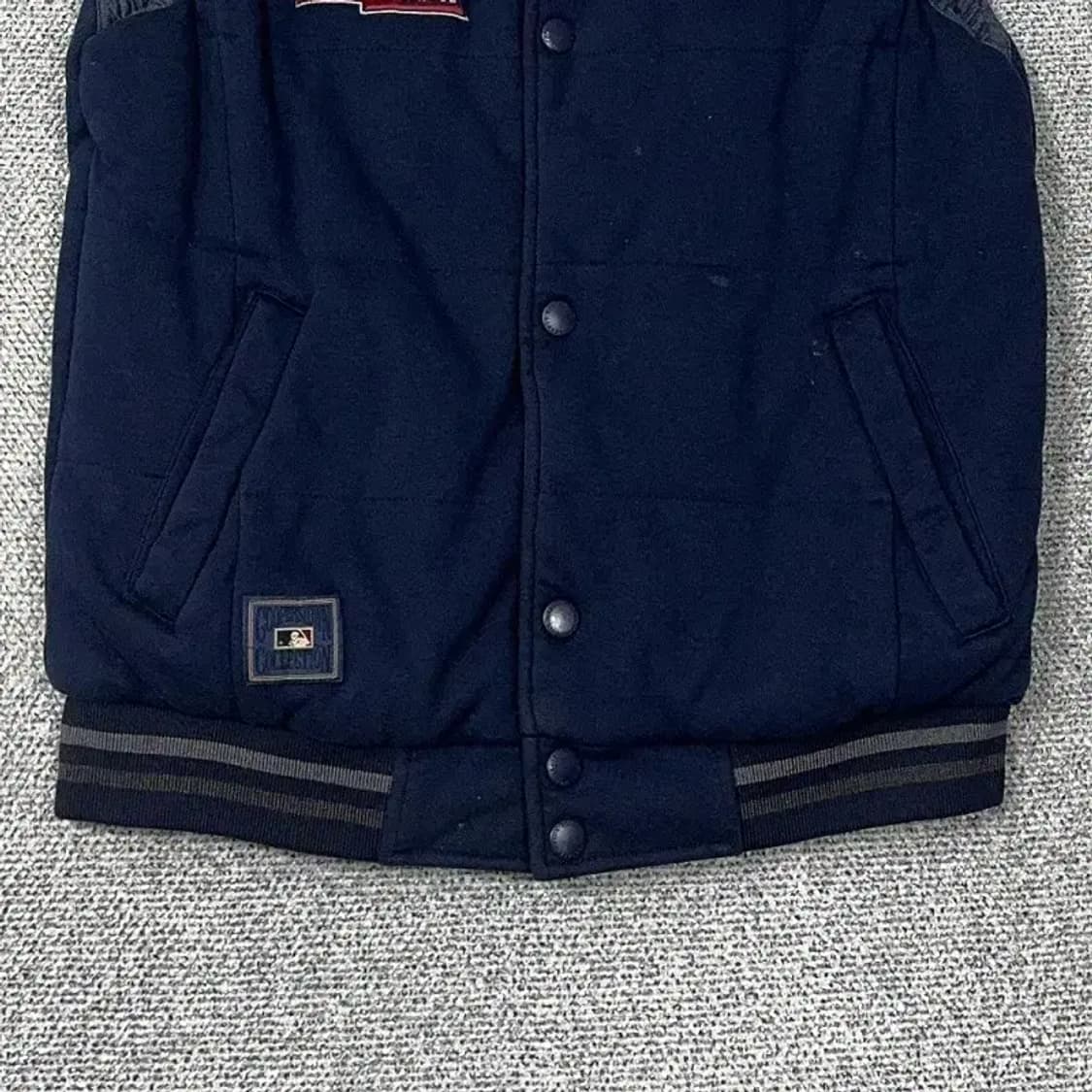 MLB 패치 로고 네이비 경량 조끼 95 상품이미지4