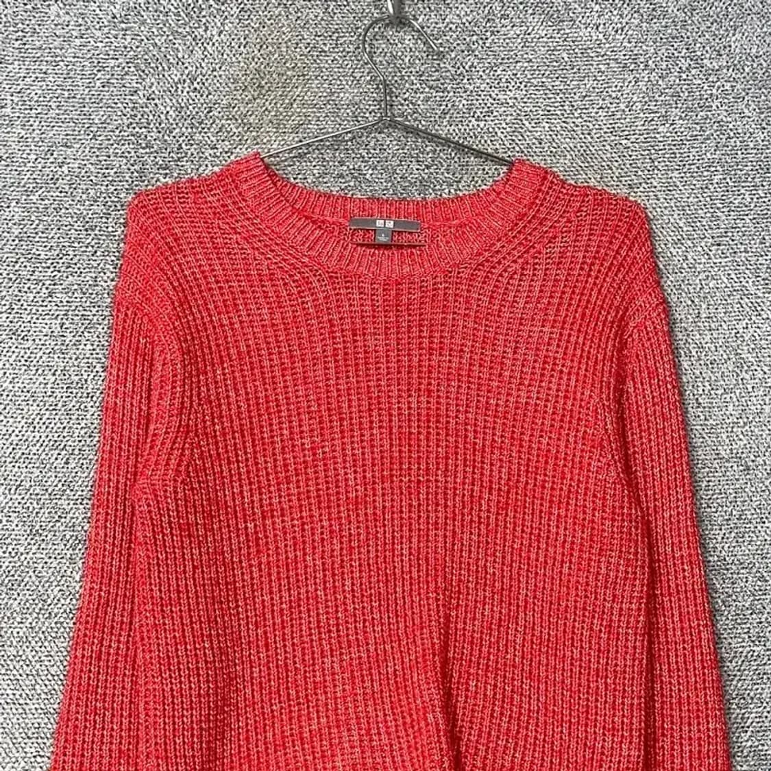 유니클로 코튼 코랄 니트 L 상품이미지3