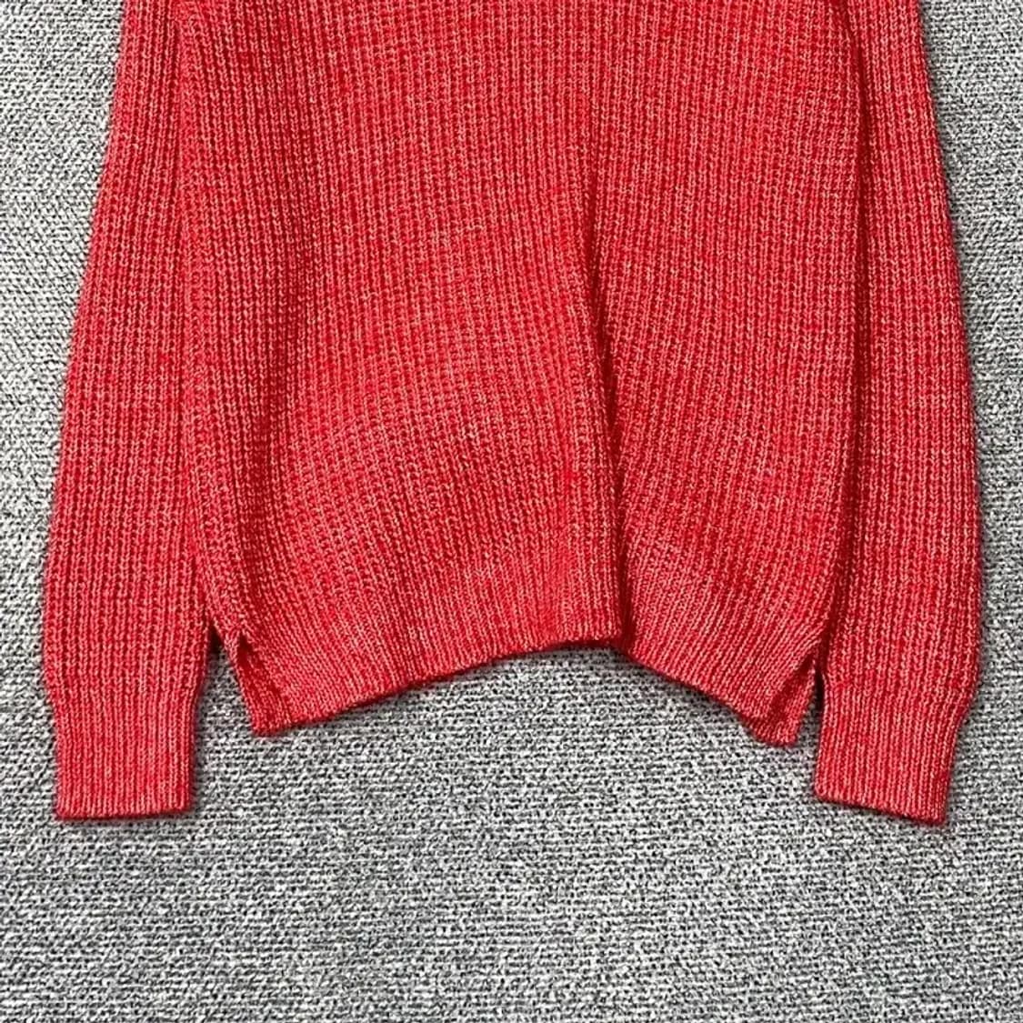 유니클로 코튼 코랄 니트 L 상품이미지4