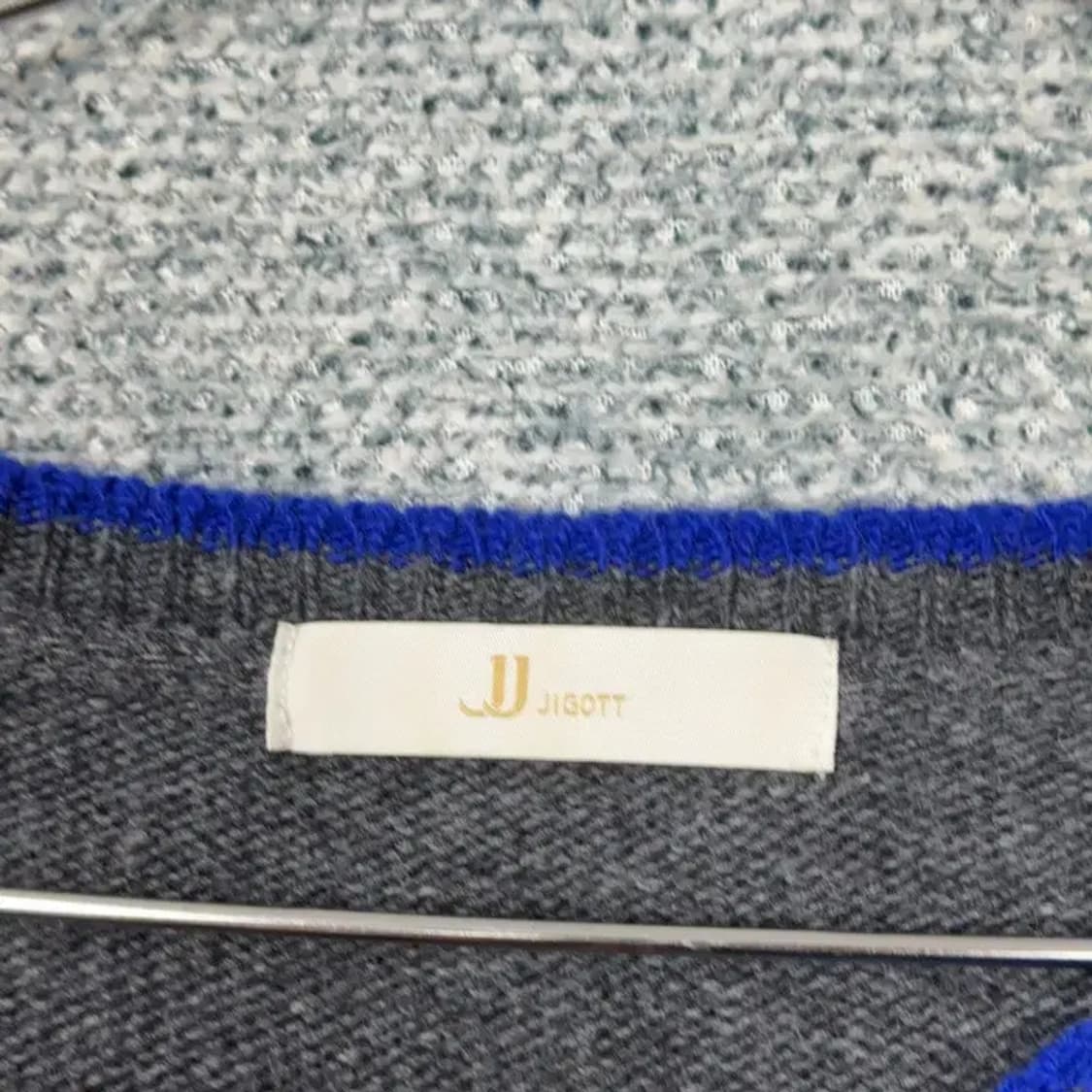 지고트 코튼 그레이 니트 원피스 FREE 상품이미지5