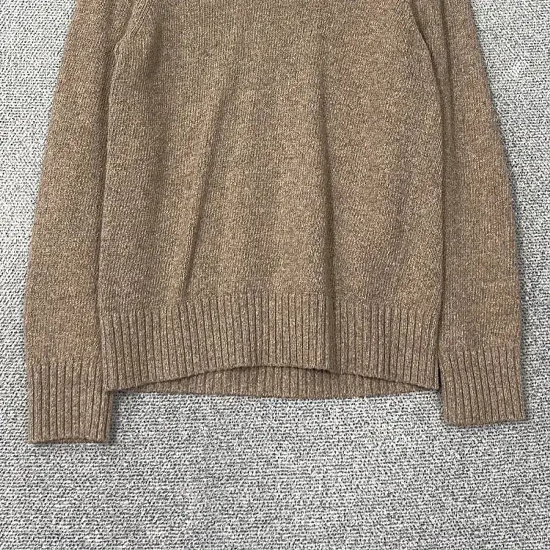 갭 브이넥 베이지 니트 S 상품이미지4