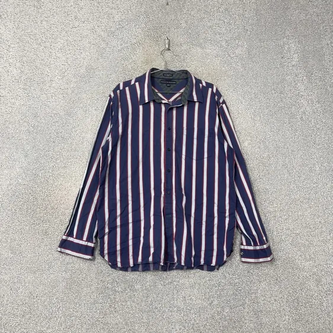 타미힐피거 스트라이프 네이비 셔츠 XL 상품이미지1