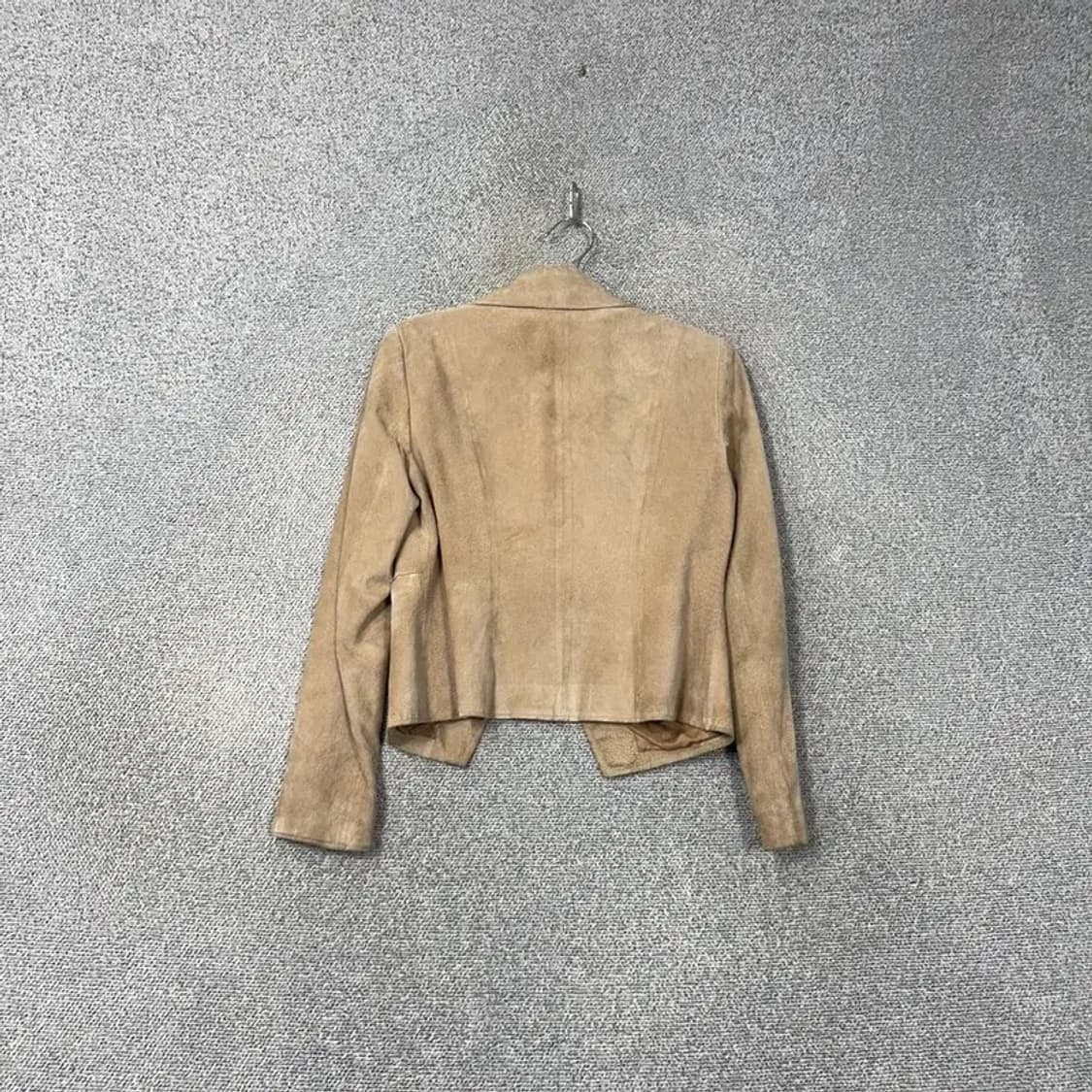 앤클라인 스웨이드 레더 베이지 자켓 S 상품이미지2