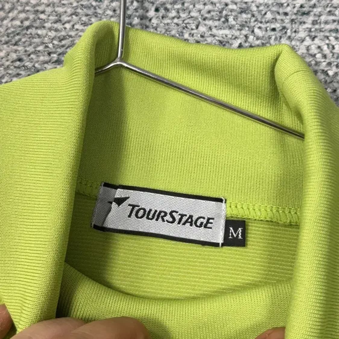 투어스테이지 골프 그린 폴라넥 맨투맨 M 상품이미지5