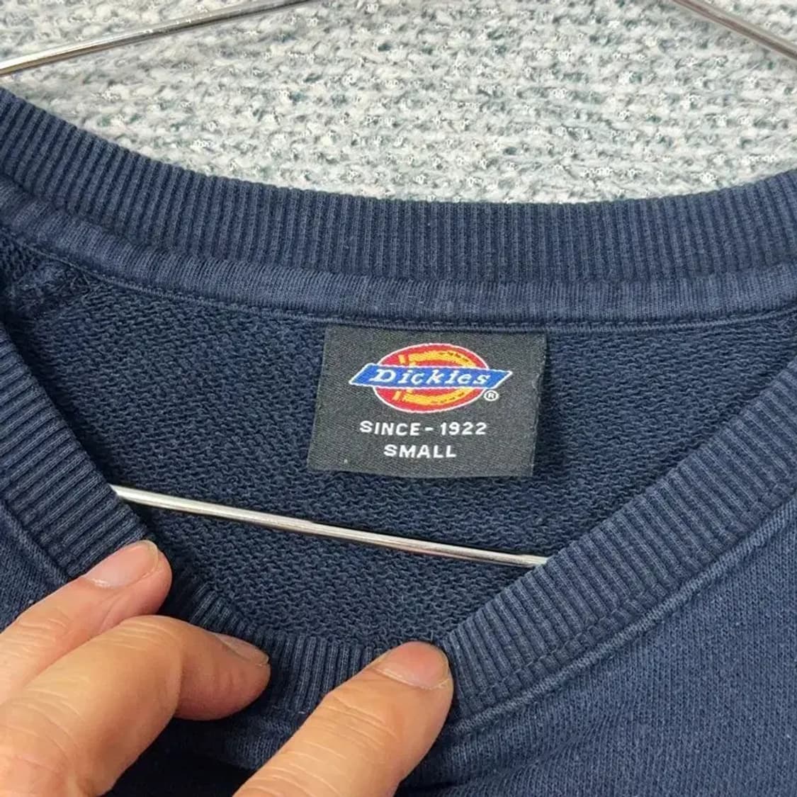 디키즈 로고 프린팅 네이비 맨투맨 S 상품이미지3