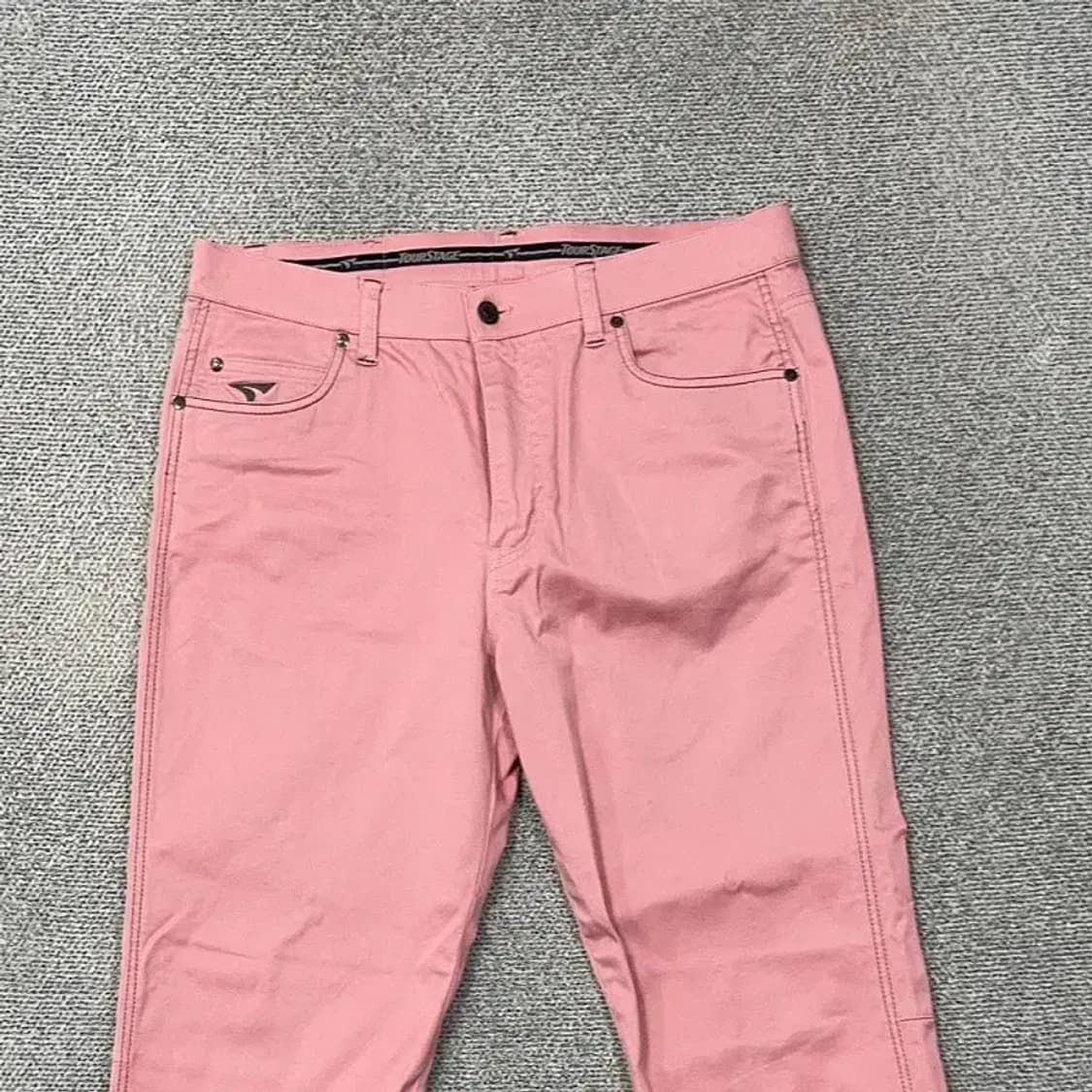 투어스테이지 남성 골프 핑크 팬츠 34 상품이미지3