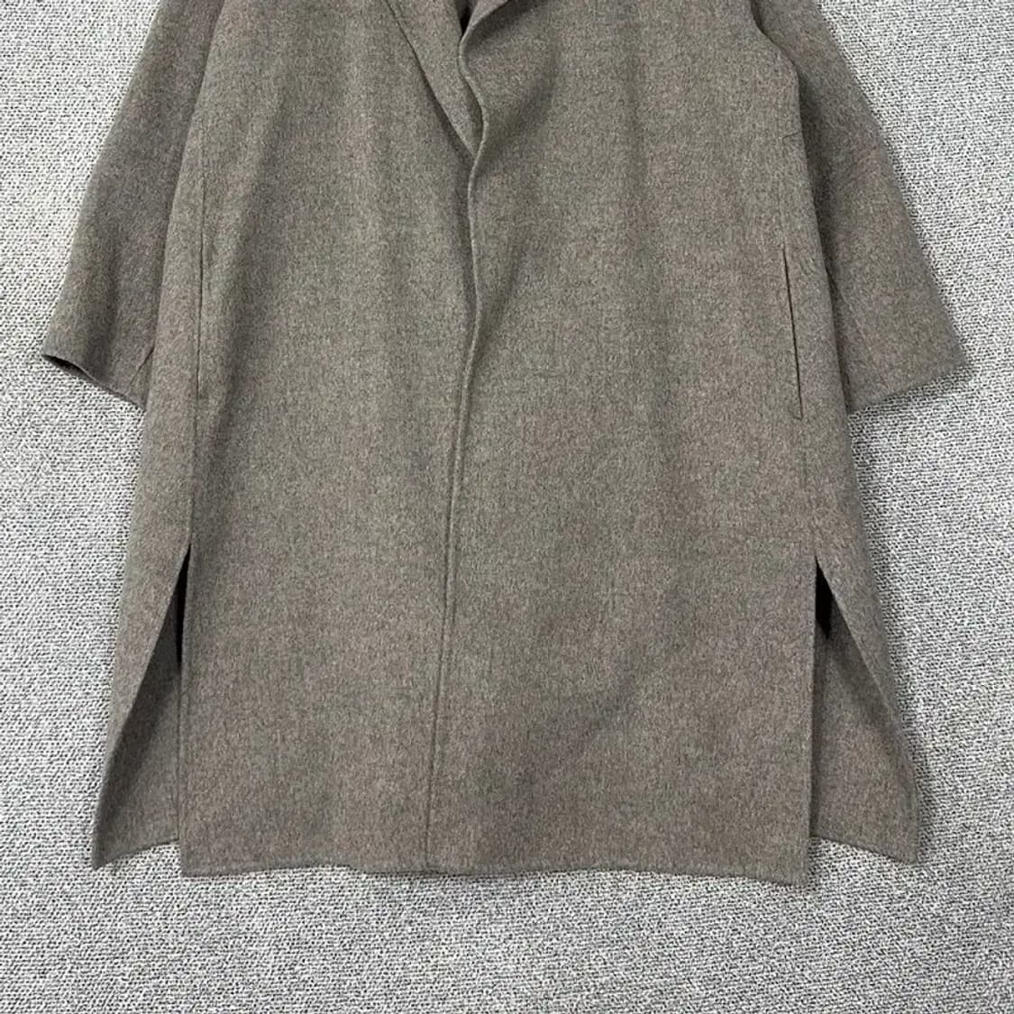 시슬리 그레이 오버핏 울 코트 44 상품이미지4