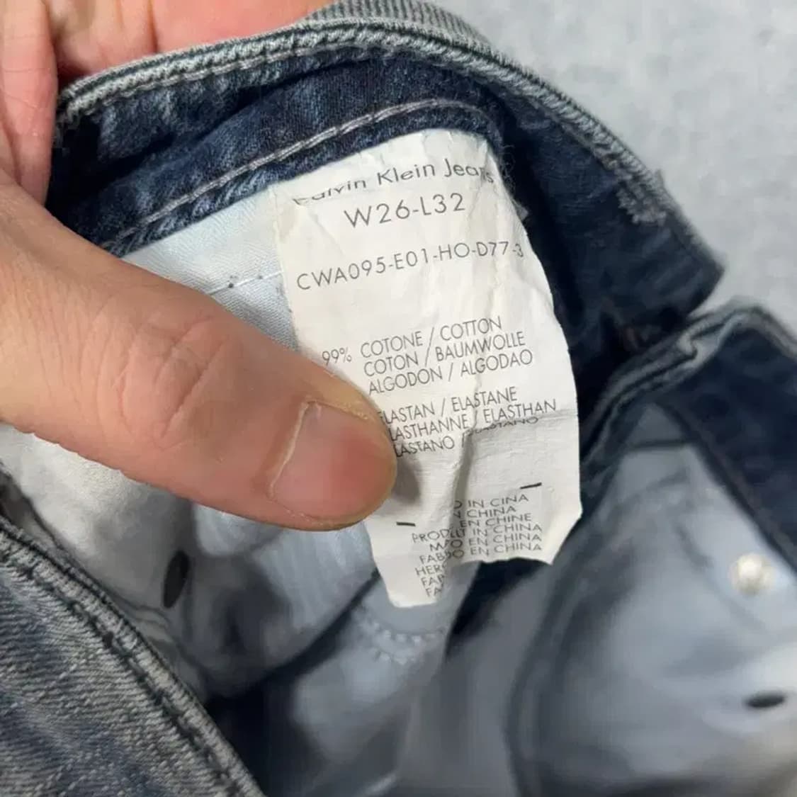 캘빈클라인 워싱 바지 26 상품이미지8