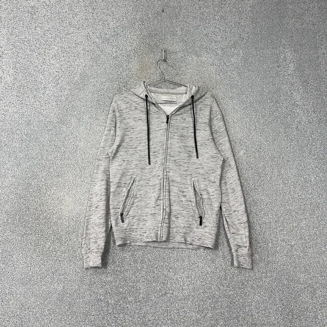 자라 캐주얼 그레이 후드집업 S 상품이미지1