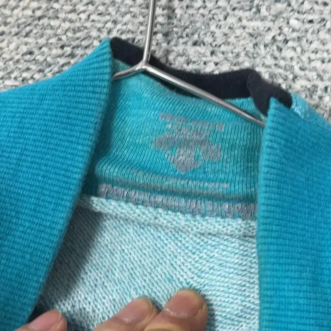 데상트 기능성 민트 집업 져지 100 상품이미지5