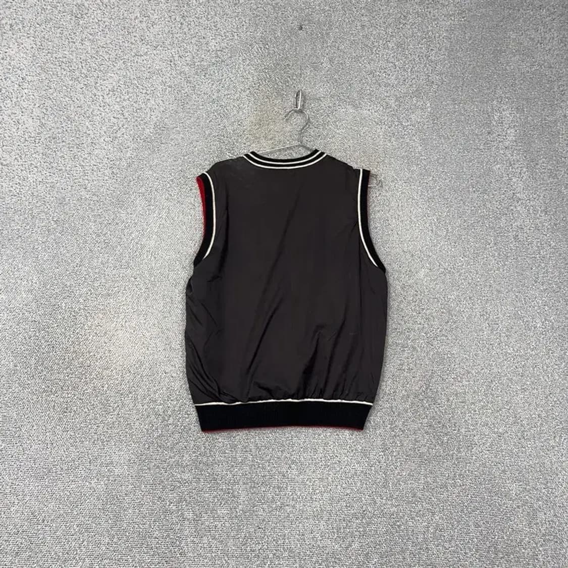 투어스테이지 골프 레드 니트 조끼 M 상품이미지6