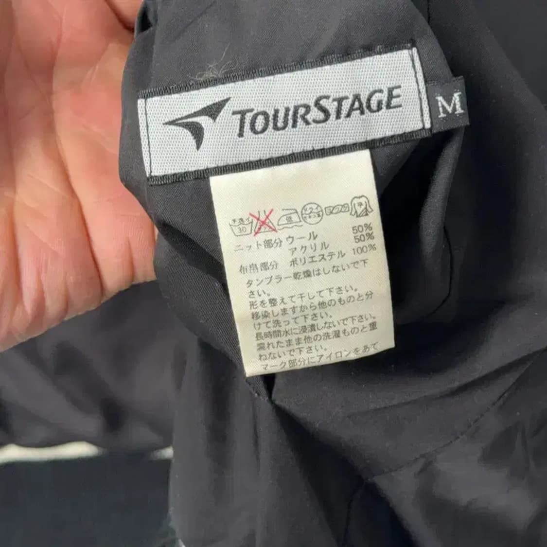 투어스테이지 골프 레드 니트 조끼 M 상품이미지7