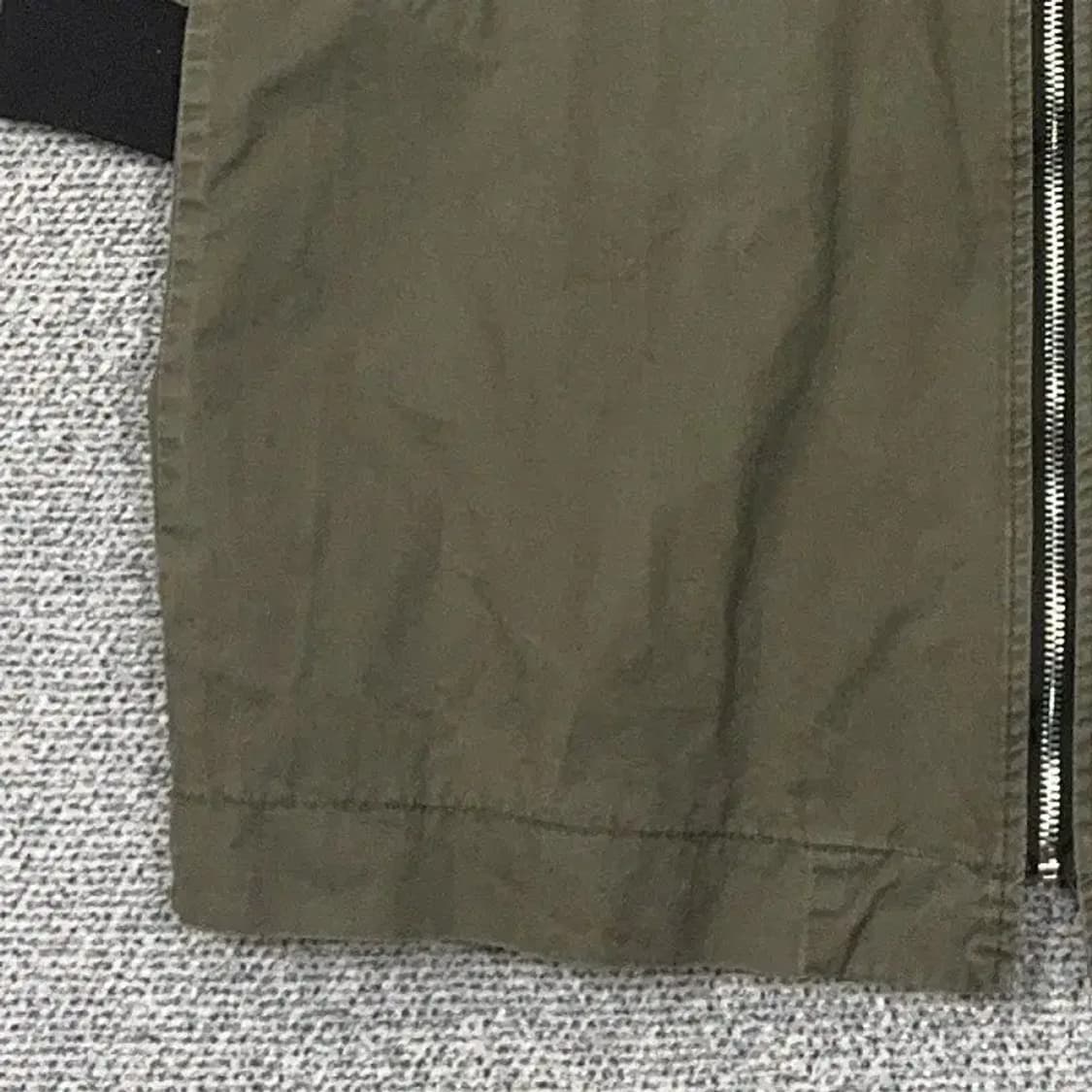 플라스틱아일랜드 카키 블루종 롱 자켓 S 상품이미지5