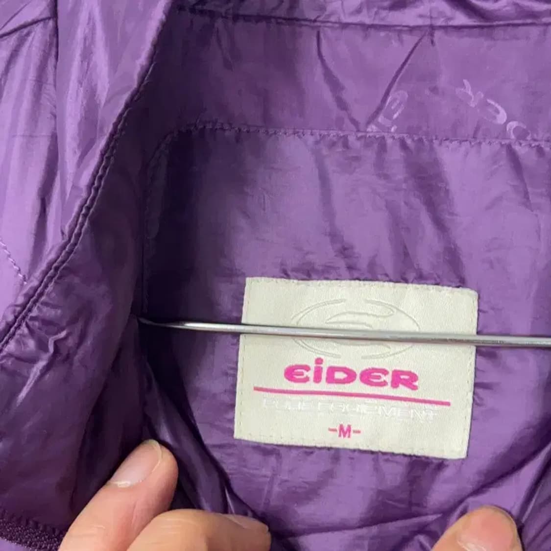 아이더 여성 등산 퍼플 바람막이 M 상품이미지5